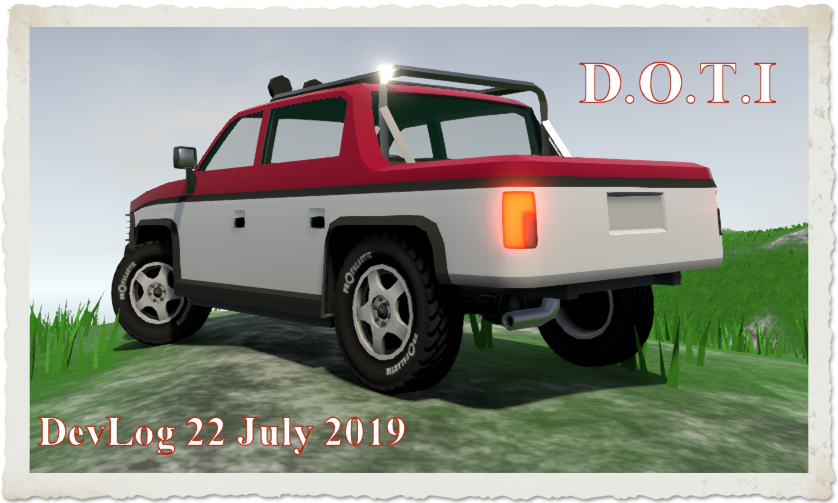 Development Update – Furnishings, Fashion and Four-wheel goodness!